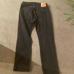 Levi 501 black denim jeans